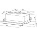 Вытяжка KRONA KAMILLA T 600 white (2 мотора)